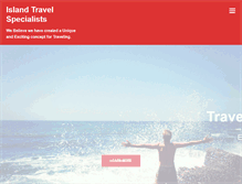 Tablet Screenshot of islandtravelspecialists.com